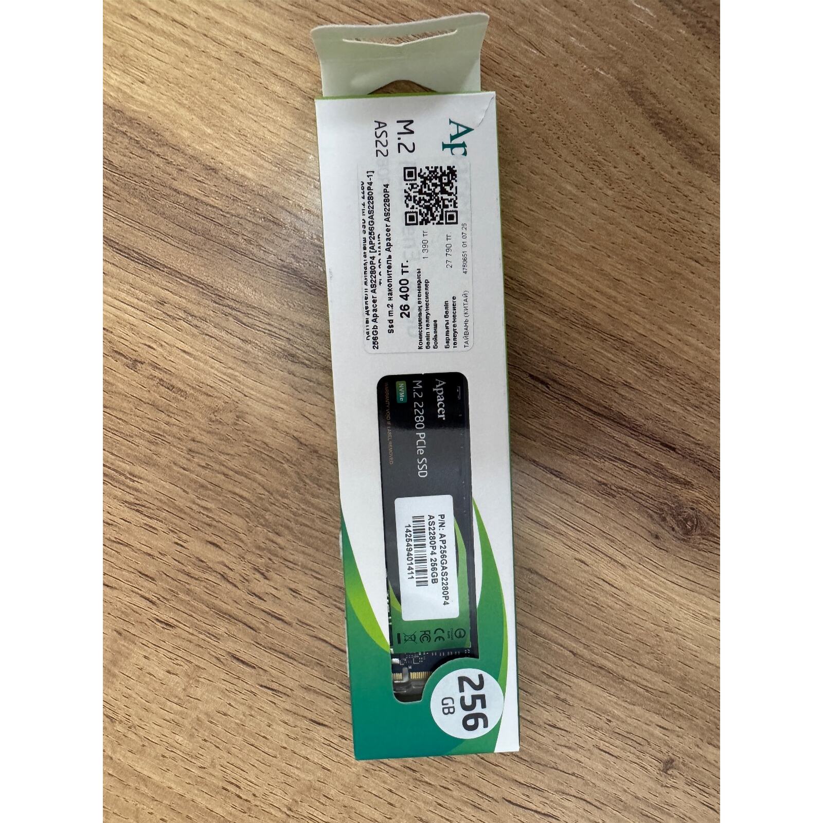 SSD Acer AS2280P4 256 ГБ M.2 PCIe NVMe — фото 1